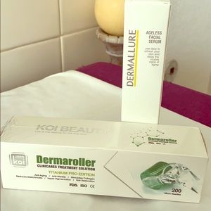 Microneedling Dermaroller 1.0mm + Serum NIB